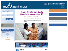 Tablet Screenshot of my.spininc.org